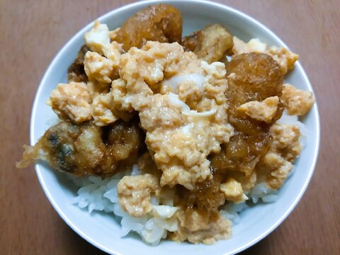 牡蠣天ぷら卵とじ丼